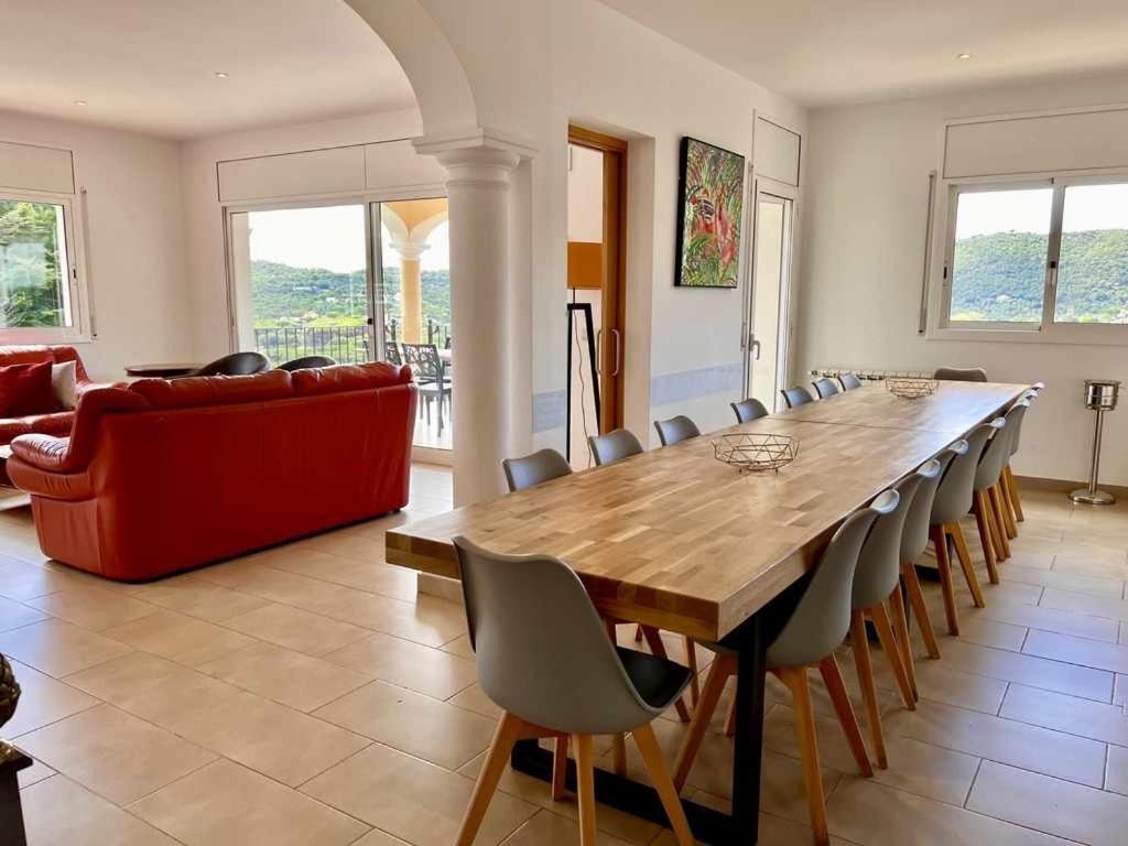 Casa Mas Ambros Con Piscina Desbordante Villa Calonge  Buitenkant foto