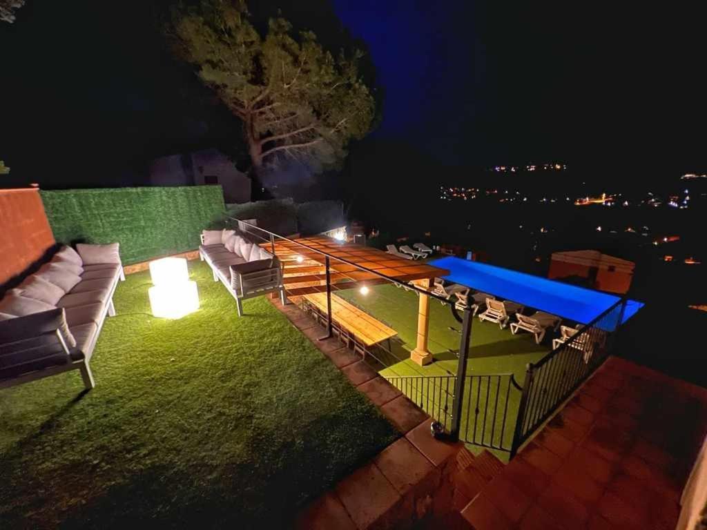 Casa Mas Ambros Con Piscina Desbordante Villa Calonge  Buitenkant foto